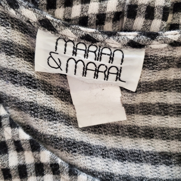 Vintage Marian & Maral Gingham Check  Badydoll Dress - Picture 6 of 7